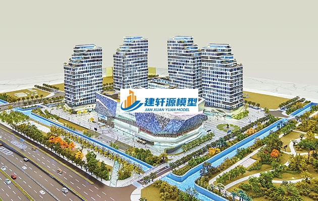 钦州智慧城模型